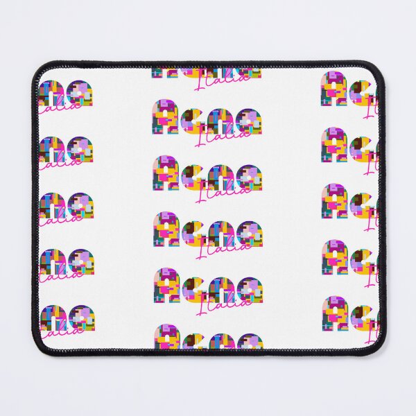 Item preview, Agna, Padova, Italy, Italia, colorful typography design for travellers designed and sold by Wanderful-roads.