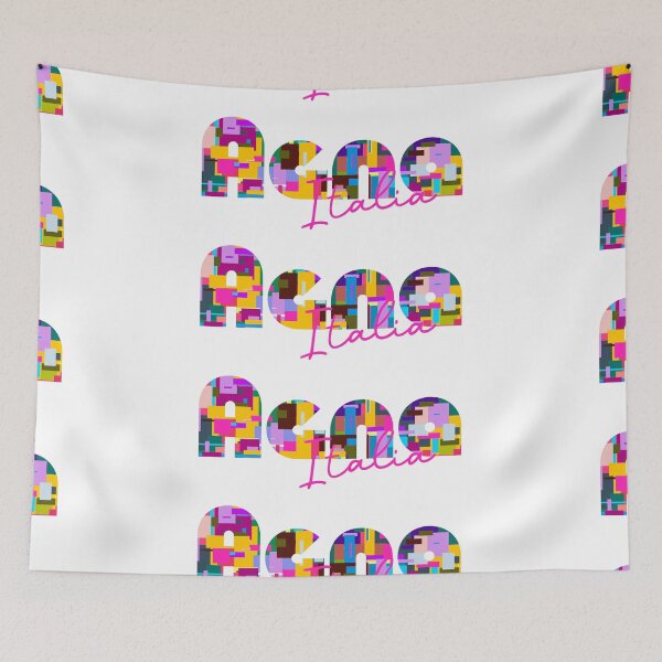 Item preview, Agna, Padova, Italy, Italia, colorful typography design for travellers designed and sold by Wanderful-roads.