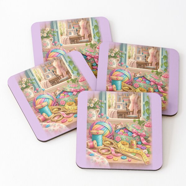 Item preview, Vintage and Charming Sewing Room – Lavender designed and sold by JessouArt.
