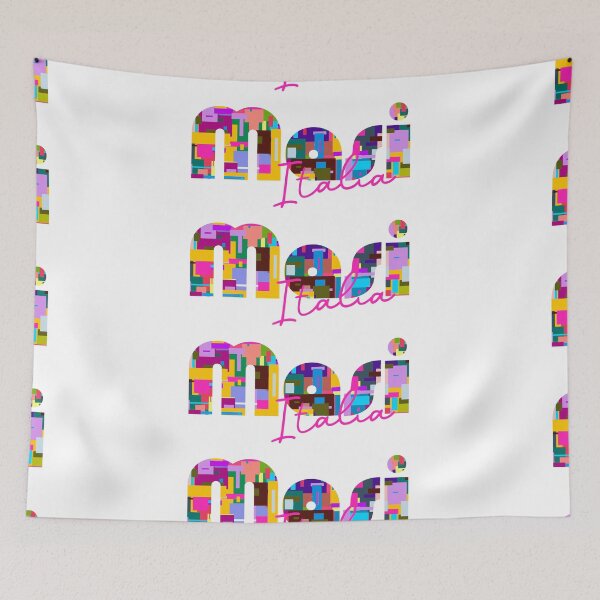 Item preview, Masi, Padova, Italy, Italia, colorful typography design for travellers designed and sold by Wanderful-roads.