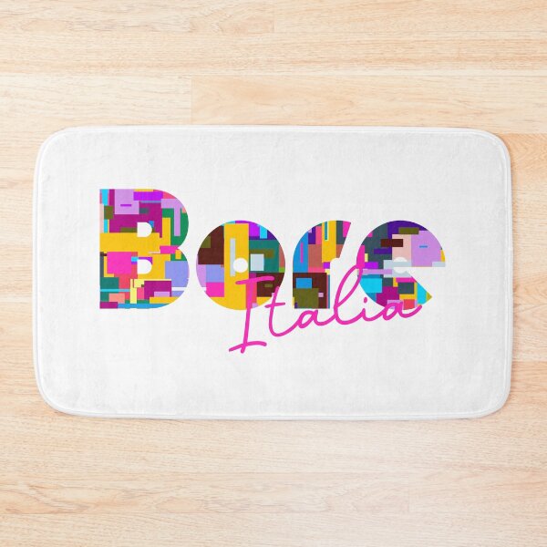 Item preview, Bore, Parma, Italy, Italia, colorful typography design for travellers designed and sold by Wanderful-roads.