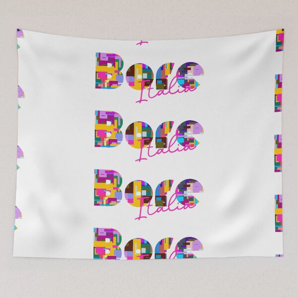 Item preview, Bore, Parma, Italy, Italia, colorful typography design for travellers designed and sold by Wanderful-roads.