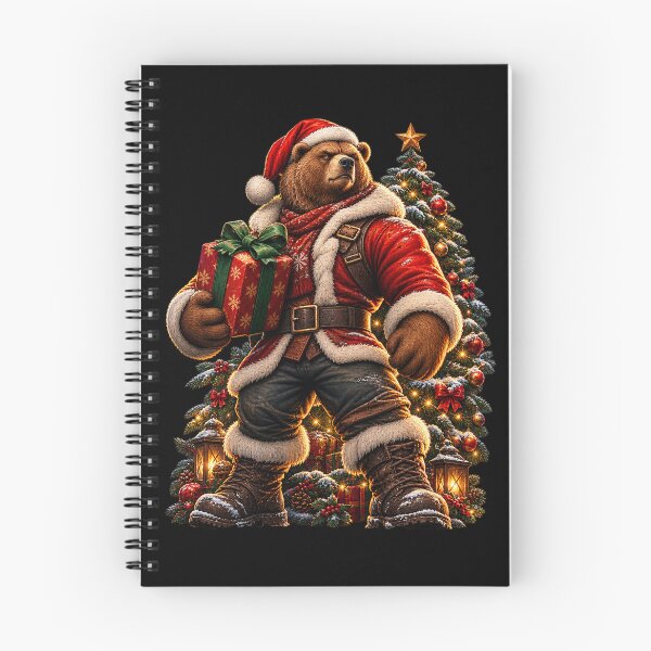 Item preview, Santa Bear Christmas Strong Bear Holiday Gift designed and sold by Ach&Koor.