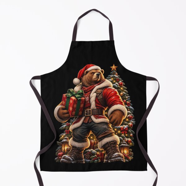Item preview, Santa Bear Christmas Strong Bear Holiday Gift designed and sold by Ach&Koor.