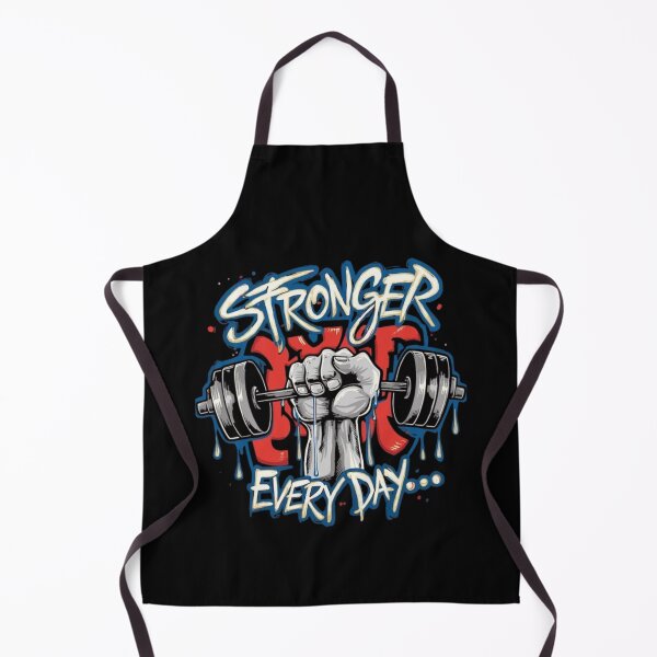 Item preview, Stronger Every Day – Weightlifting Fitness Motivation Gym Workout Design designed and sold by anemiche.