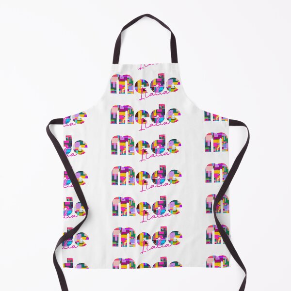 Item preview, Mede, Pavia, Italy, Italia, colorful typography design for travellers designed and sold by Wanderful-roads.