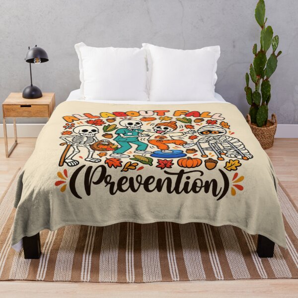 Item preview, All About Fall Prevention Thanksgiving Skeleton Rehab Humor designed and sold by AmiGraph.