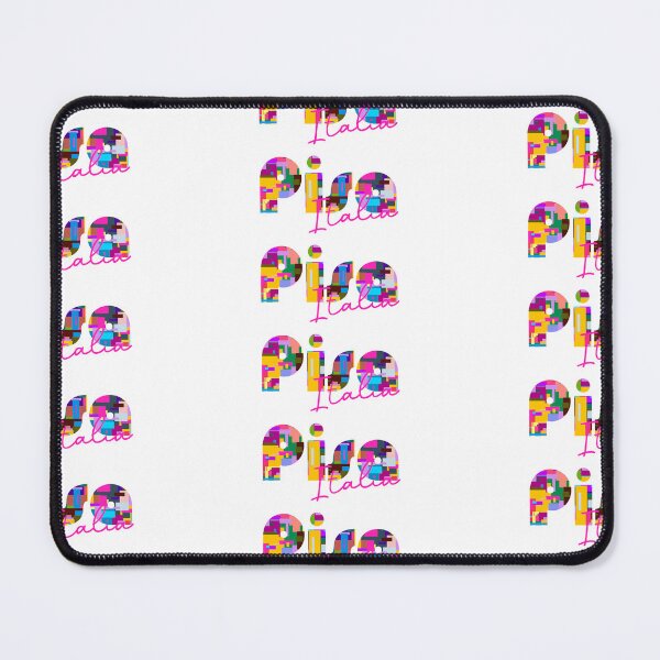 Item preview, Pisa, Italy, Italia, colorful typography design for travellers designed and sold by Wanderful-roads.