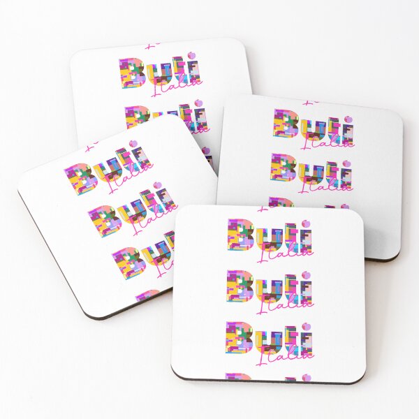 Item preview, Buti, Pisa, Italy, Italia, colorful typography design for travellers designed and sold by Wanderful-roads.
