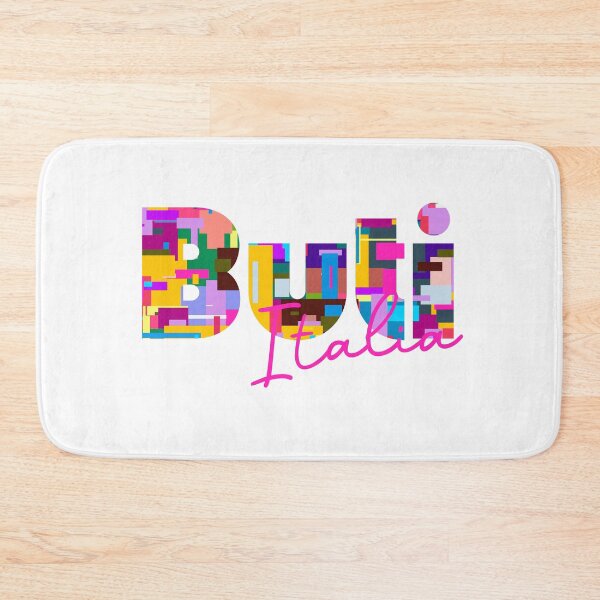 Item preview, Buti, Pisa, Italy, Italia, colorful typography design for travellers designed and sold by Wanderful-roads.
