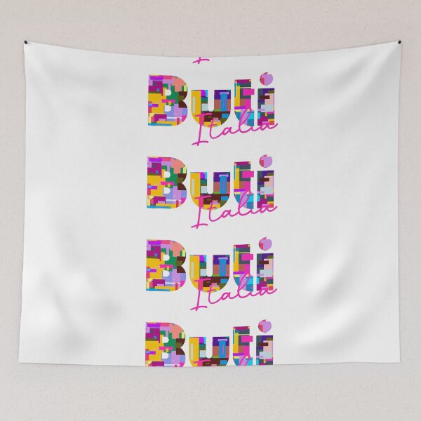 Item preview, Buti, Pisa, Italy, Italia, colorful typography design for travellers designed and sold by Wanderful-roads.