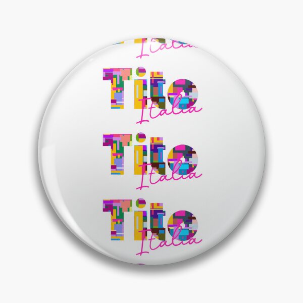 Item preview, Tito, Potenza, Italy, Italia, colorful typography design for travellers designed and sold by Wanderful-roads.