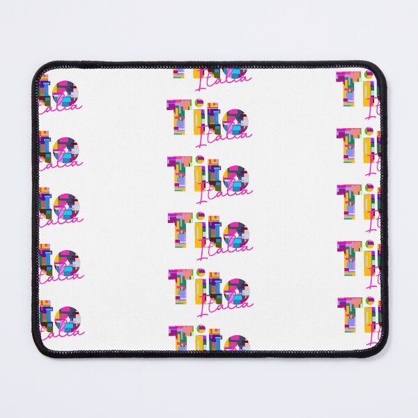Item preview, Tito, Potenza, Italy, Italia, colorful typography design for travellers designed and sold by Wanderful-roads.