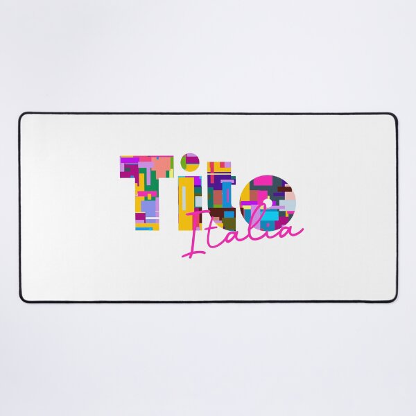 Item preview, Tito, Potenza, Italy, Italia, colorful typography design for travellers designed and sold by Wanderful-roads.