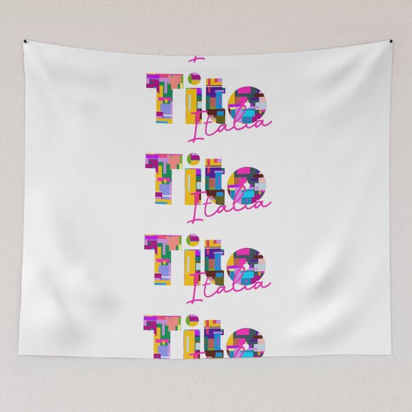 Item preview, Tito, Potenza, Italy, Italia, colorful typography design for travellers designed and sold by Wanderful-roads.