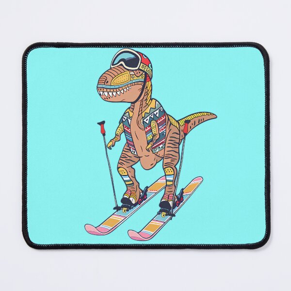 Item preview, Retro Skiing T-Rex Dinosaur designed and sold by Structure-Blue.