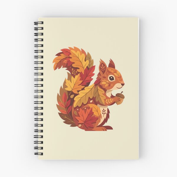 Item preview, Squirrel in fall outfit - Autumn design animals designed and sold by ParadoxParadox.