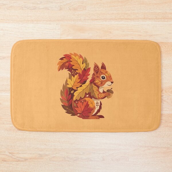 Item preview, Squirrel in fall outfit - Autumn design animals designed and sold by ParadoxParadox.
