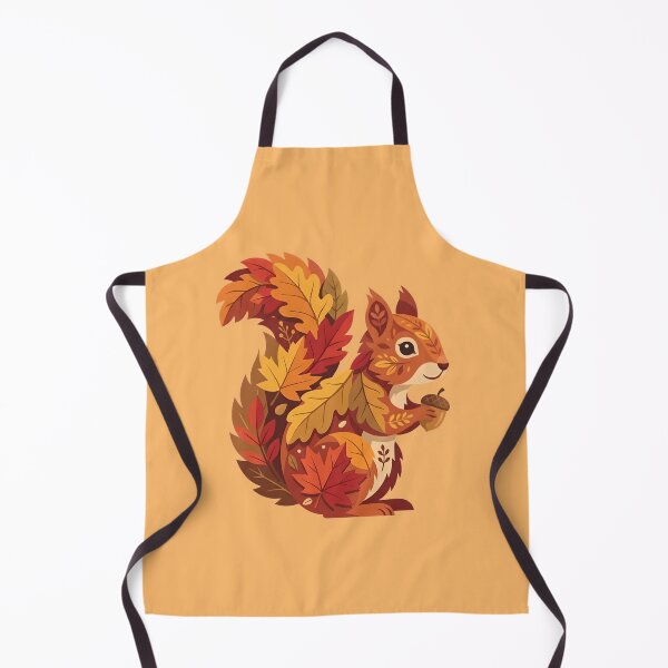 Item preview, Squirrel in fall outfit - Autumn design animals designed and sold by ParadoxParadox.