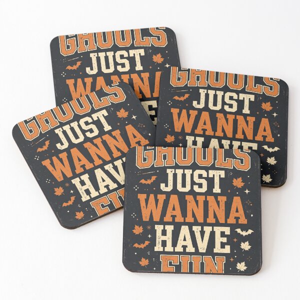 Item preview, Ghouls Just Wanna Have Fun | Retro Varsity Halloween Text Design designed and sold by HexAndHearth.