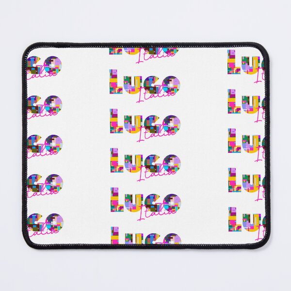 Item preview, Lugo, Ravenna, Italy, Italia, colorful typography design for travellers designed and sold by Wanderful-roads.
