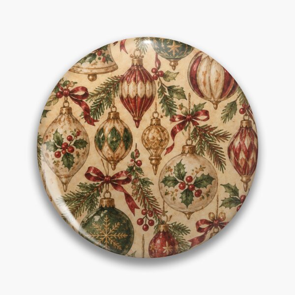 Item preview, Vintage Christmas Ornaments Baubles designed and sold by mycute-stickers.