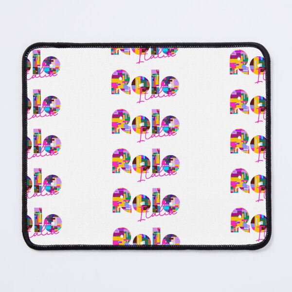 Item preview, Rolo, Reggio Emilia, Italy, Italia, colorful typography design for travellers designed and sold by Wanderful-roads.