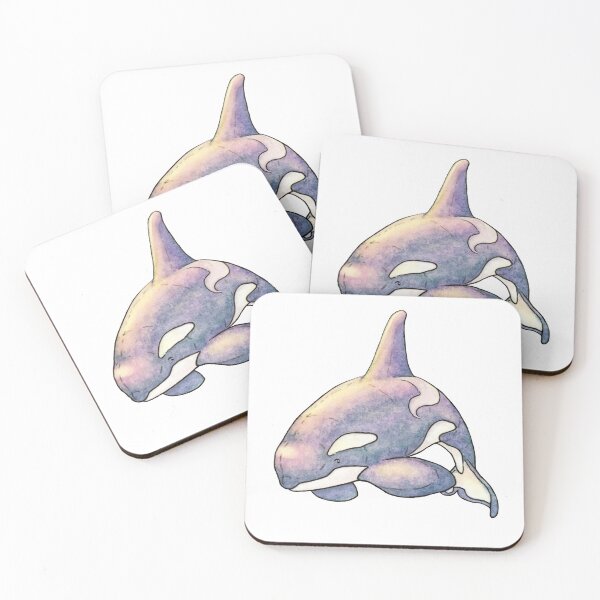 Item preview, Sunset palette Orca marker artwork designed and sold by Moana Matron Designs.