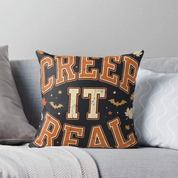 Item preview, Creep It Real | Retro Varsity Halloween Text Design designed and sold by HexAndHearth.
