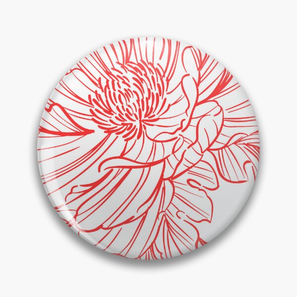 Artikelvorschau, Rote einzelne Blüte entworfen und verkauft von The-Multi-Shop.