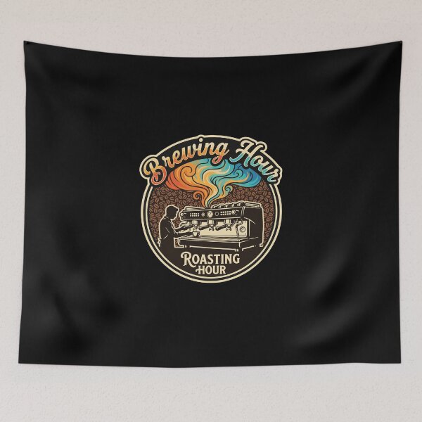 Item preview, Brewing Hour Roasting Hour Coffee Lover Barista designed and sold by PopStars1993.