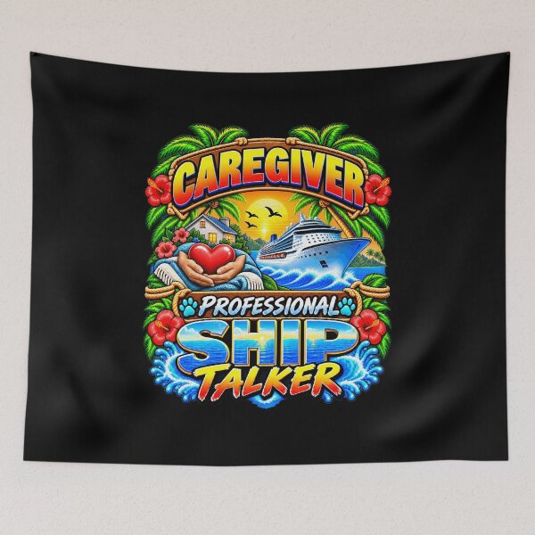 Artikelvorschau, Caregiver Professional Ship Talker Cruise Vacation entworfen und verkauft von fungear.