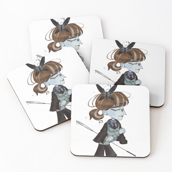 Item preview, Gothic Moth Girl in Suit Cartoon designed and sold by DfaterTome.