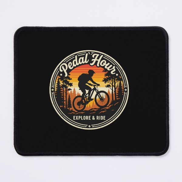 Item preview, Pedal Hour Explore And Ride Mountain Biking Cyclist Adventure Outdoor designed and sold by PopStars1993.