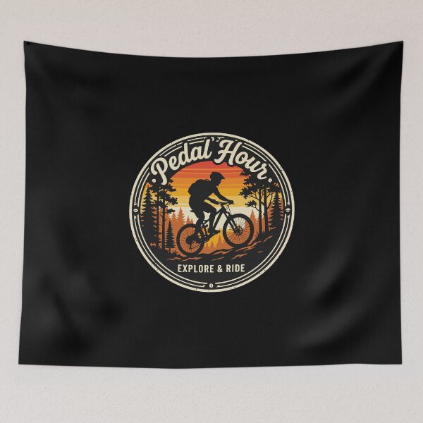 Item preview, Pedal Hour Explore And Ride Mountain Biking Cyclist Adventure Outdoor designed and sold by PopStars1993.