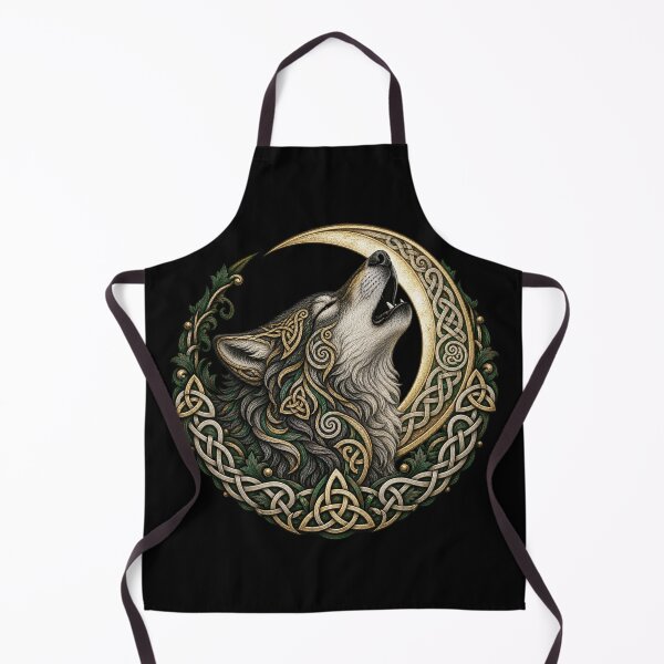 Item preview, Celtic wolf howling under the moon designed and sold by lAnJefurtifeu.
