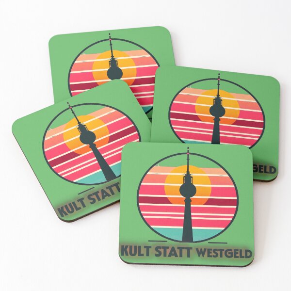 Item preview, Cult status instead of Western currency – Berlin TV Tower Retro Statement designed and sold by design-rebell.