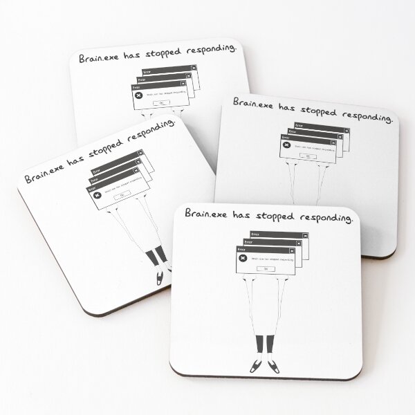 Item preview, Brain.exe Has Stopped Responding Mom designed and sold by Liudmila Ciobanu.