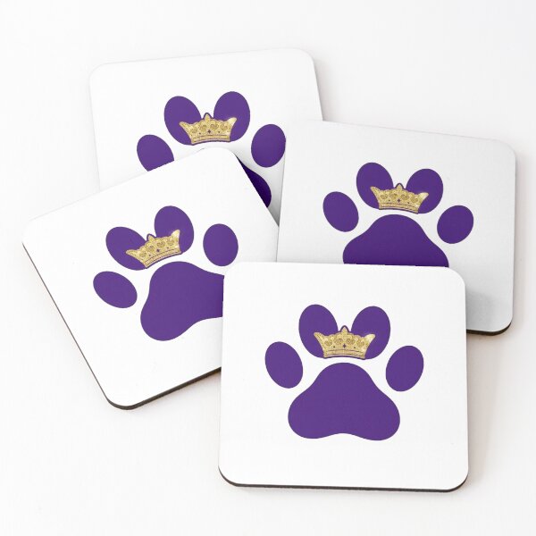 Item preview, Dog Paw Print with Gold Crown - Simplicity Collection designed and sold by Goodthingstree.