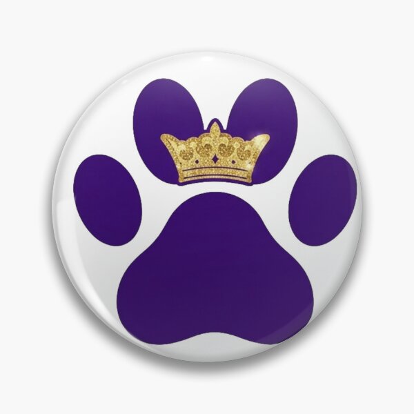 Item preview, Dog Paw Print with Gold Crown - Simplicity Collection designed and sold by Goodthingstree.
