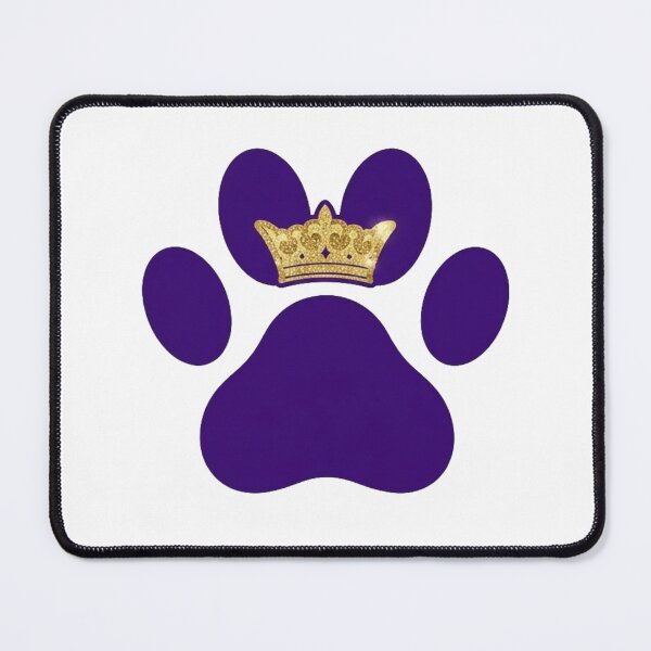 Item preview, Dog Paw Print with Gold Crown - Simplicity Collection designed and sold by Goodthingstree.