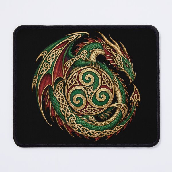 Item preview, Celtic dragon around a triskelion designed and sold by lAnJefurtifeu.