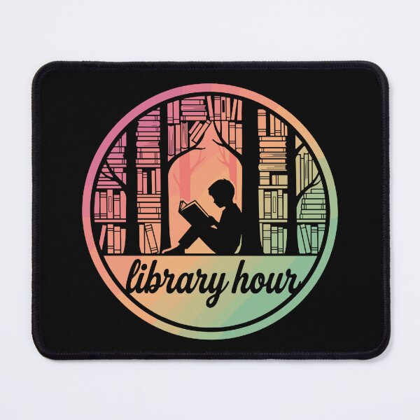 Item preview, Library Hour Reading Book Lover Librarian Bookworm Reader Literature designed and sold by SofiBlair.
