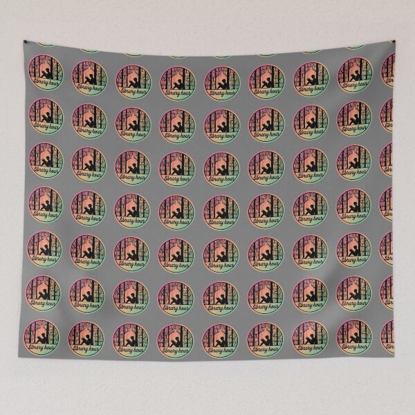 Item preview, Library Hour Reading Book Lover Librarian Bookworm Reader Literature designed and sold by SofiBlair.
