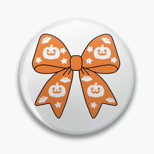 Item preview, Halloween Pumpkin Bow Pattern designed and sold by nubimostudio.