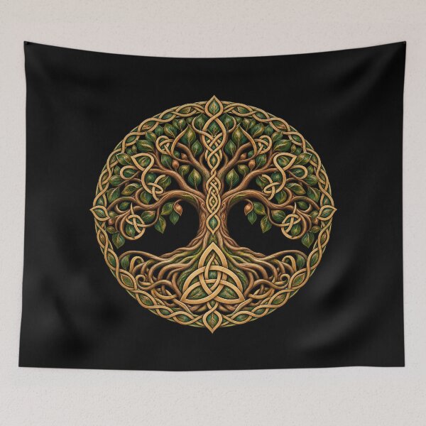 Item preview, Celtic Tree of Life with Tricorne Roots designed and sold by lAnJefurtifeu.
