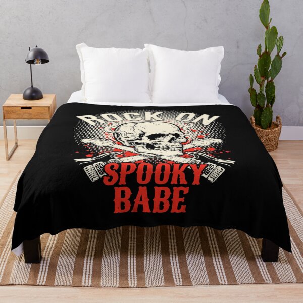 Item preview, Rock On Spooky Babe Guitar Skull Halloween Gift designed and sold by Say It With Ink.