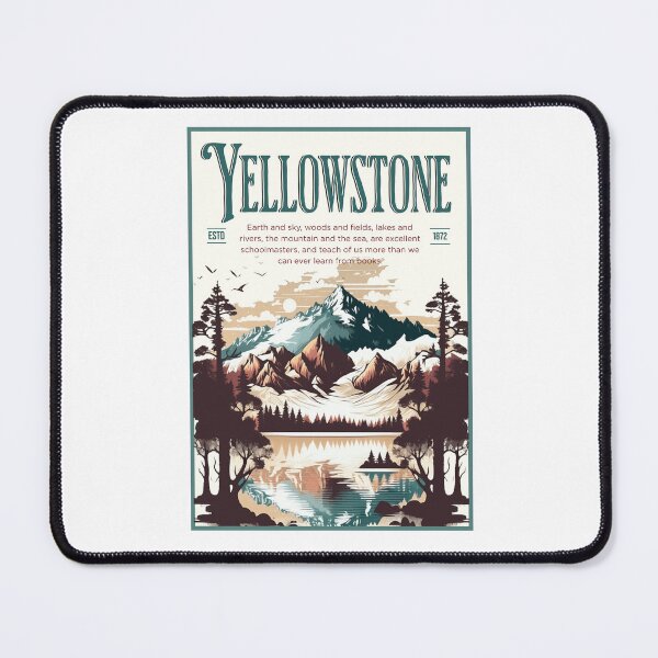Item preview, Yellowstone National State Park Classic T-shirt Sticker designed and sold by ThinkNature!.