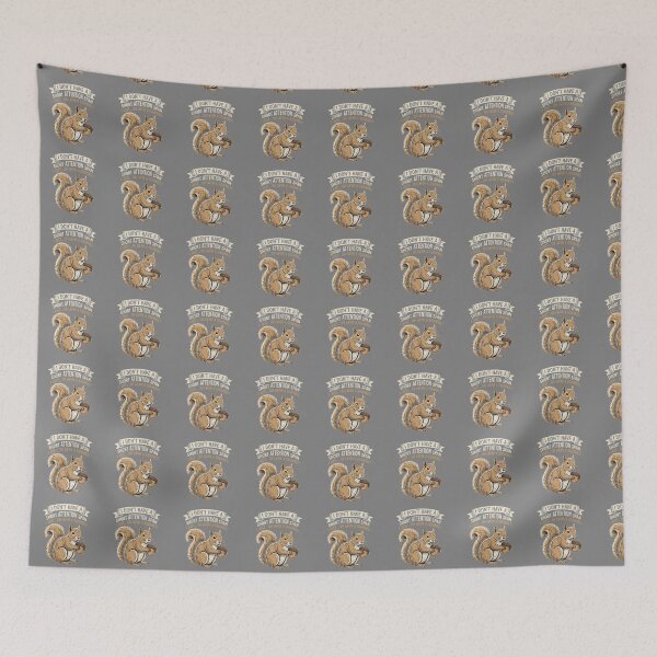 Item preview, I Don't Have A Short Attention Span I Just Oh Look A Squirrel Distraction Humor Easily Distracted Person designed and sold by SofiBlair.