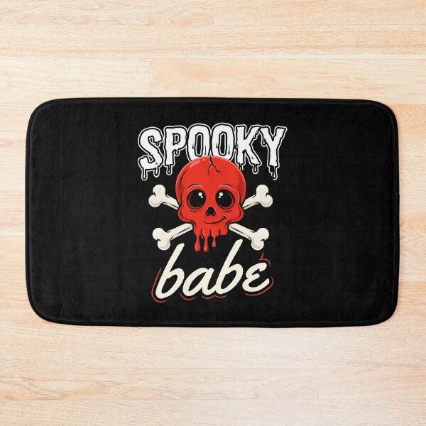 Item preview, Spooky Babe Red Skull Crossbones Halloween Gift designed and sold by Say It With Ink.